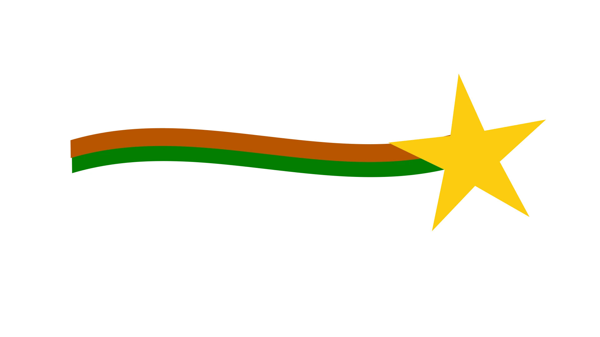 Faixa com estrela (grossa)